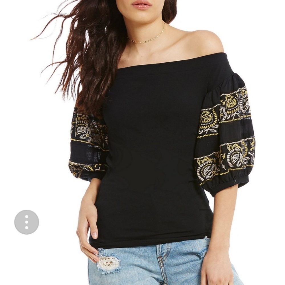LIKE NEW Free People Knit Rock With It OTS Top